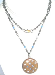 Fashion locket on a Swarovski crystal accent chain - Bild 1 von 1