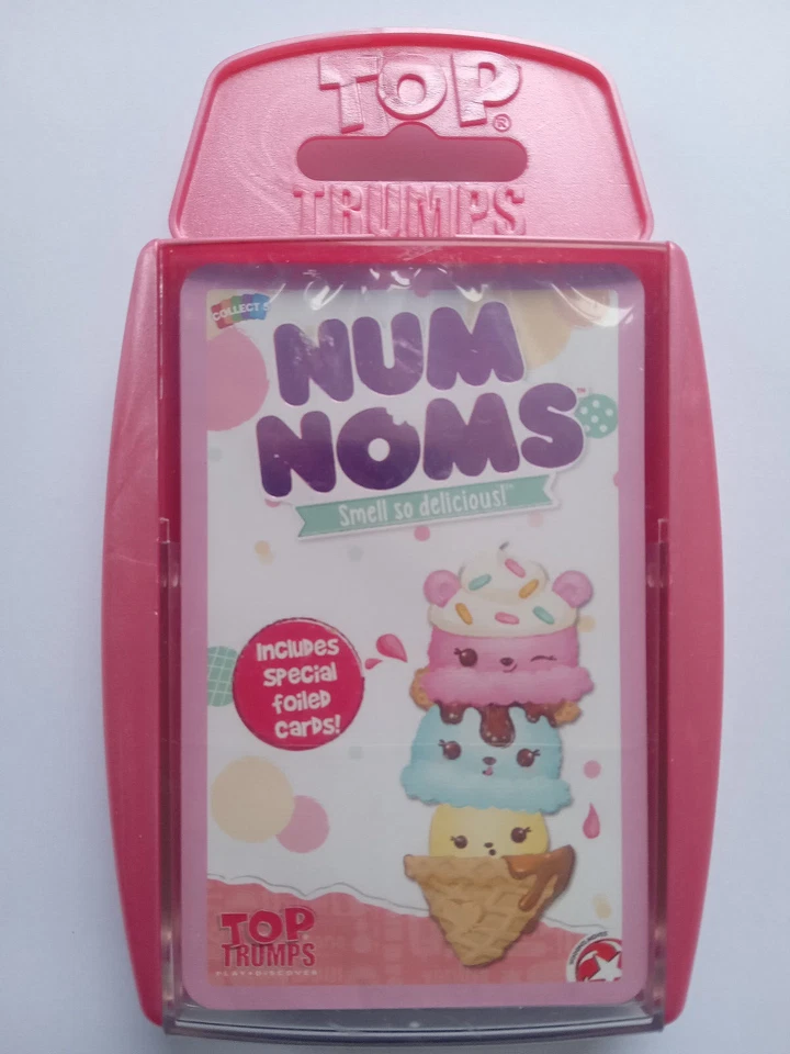 Tom Trumps Num Noms New + Sealed Card Game Includes Special Folied Cards - Image 1 of 1