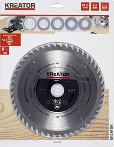 KREATOR LAMA PER LEGNO 210 x 30 x 2,2 mm DISCO 48 DENTI sega circolare KRT021201 - Foto 1 di 1