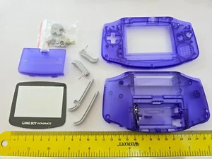NINTENDO GAMEBOY ADVANCE KOMPLETT ERSATZ KONSOLE SHELL KIT CLR LILA BRANDNEU - Bild 1 von 2