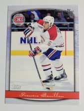 1999-00 Topps Premier Plus Rookie Card # Francis Bouillon RC Montreal Canadiens