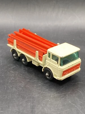 Matchbox Lesney #58 Daf White Girder Truck with Load Vintage Collectible Toy - Image 1 of 4