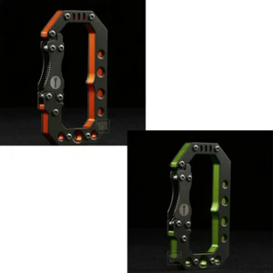 Nuevo Mosquetón Mochila Exterior EDC Llavero Anillo Escalada Seguridad Bloqueo Hebilla - Imagen 1 de 14