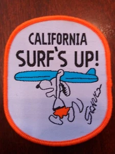 Parche para coser Snoopy California Surf's Up 3" X 2,5"  - Imagen 1 de 2