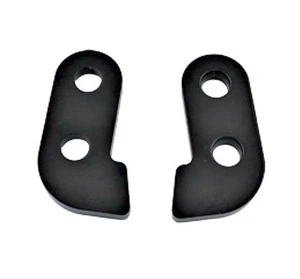 SOPORTES DE SOLDADURA DE MONTAJE EN GUARDABARROS TRASERO NEGRO HARLEY BOBBER CHOPPER TRI BSA XS650 - Imagen 1 de 1