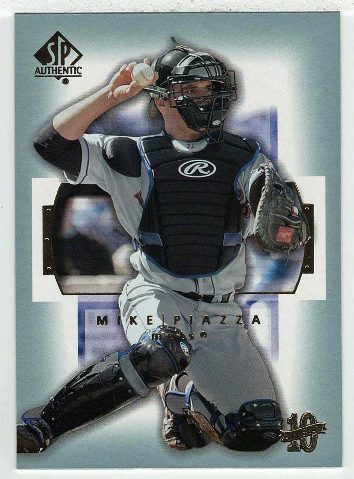 Mike Piazza - New York Mets - 2003 Upper Deck SP Authentic Baseball # 74 Mint - Image 1 of 1