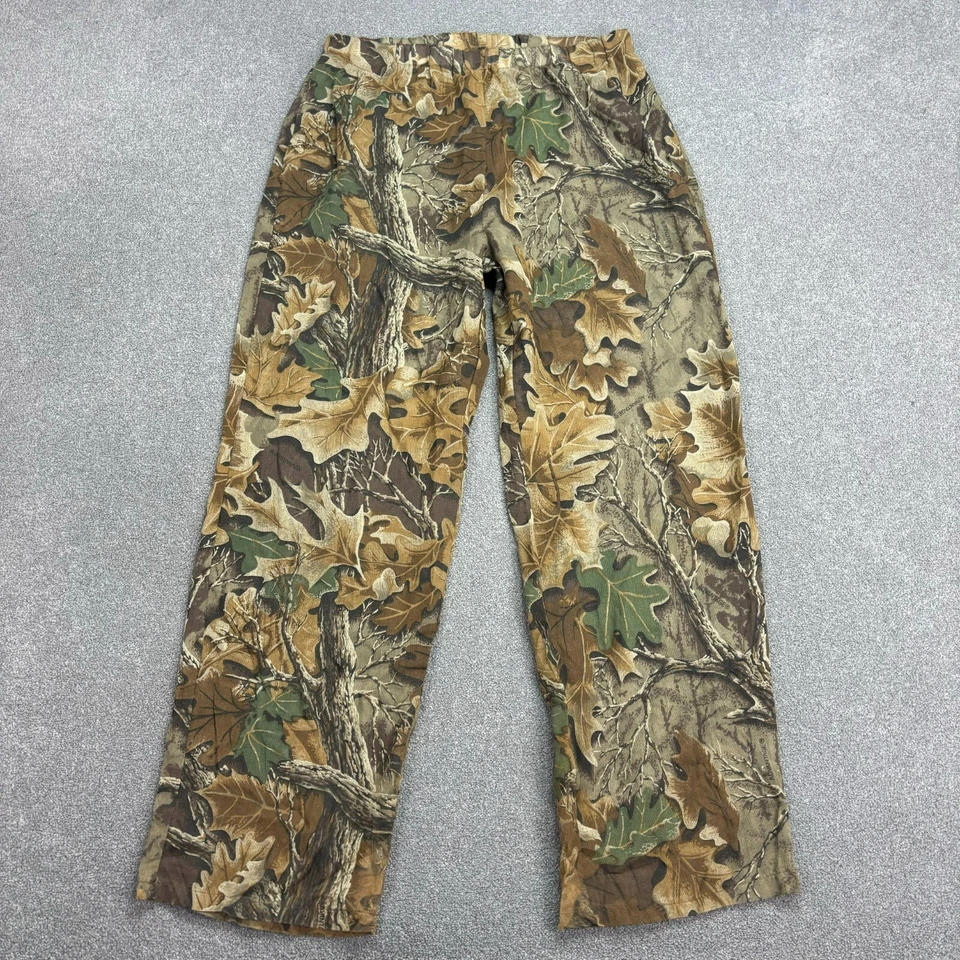 Realtree Trousers Adult Large Brown Camo Workwear Baggy Sweatpants USA Mens - Image 1 of 4