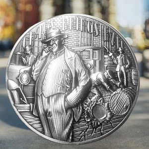 🔥Law & Order Chicago Scarface Al Capone Prohibition Bootleggers Challenge Coin - Picture 1 of 7