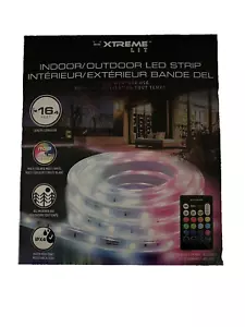 Indoor/ Outdoor Led Strip Lights 16.4 Feet Multicolor New In Box - Picture 1 of 4