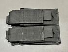 Tactical Molle 9mm Magazine Pouch Double Stack Pistol Mag Holder