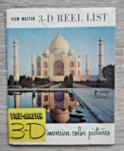 VINTAGE SAWYER'S VIEWMASTER REEL LIST FORM MAY 1955 ADVERTISING RARE O525 - Picture 1 of 5
