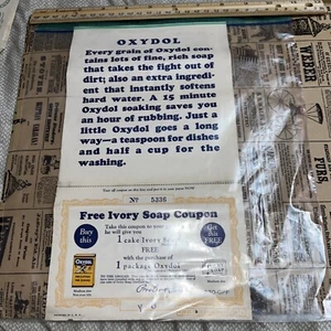Vintage Oxydol / Free Ivory Soap Cake Advertisement Coupon - Proctor + Gamble - Picture 1 of 2