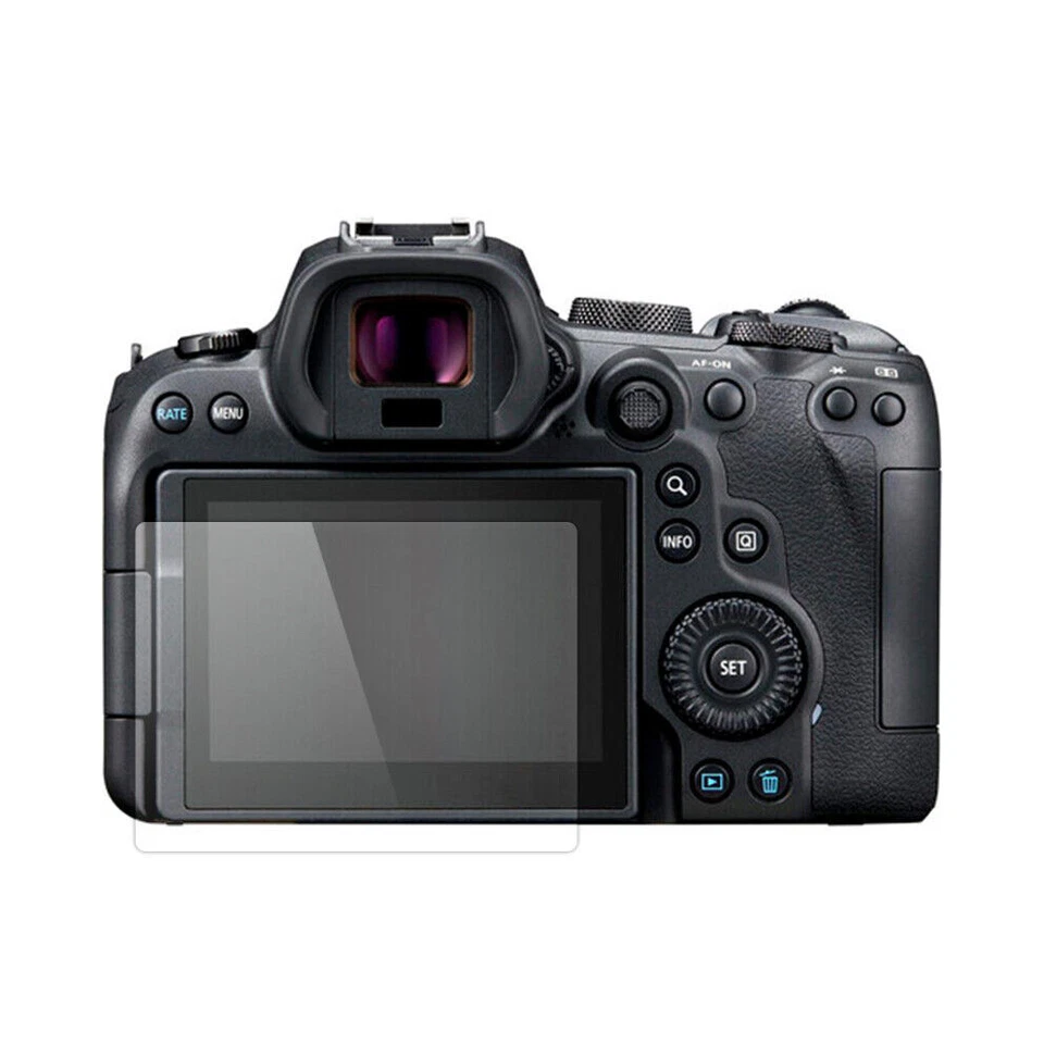 2Pcs ALL-NEW For Canon EOS R6 Mark ii Camera Tempered Glass Screen Protector - Image 1 of 1