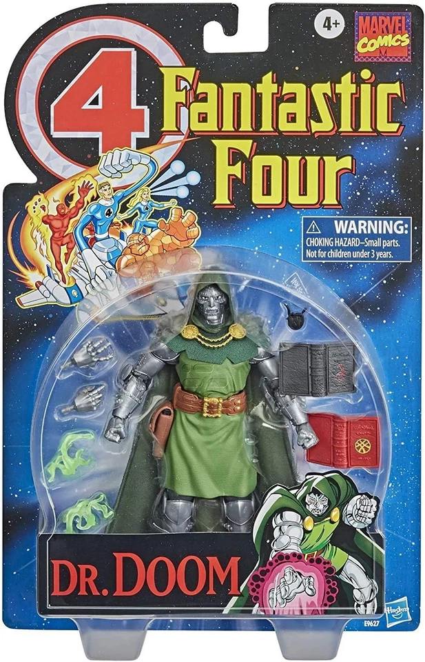 IN STOCK! Fantastic Four Marvel Legends Series 6" AF Doctor Doom BY HASBRO - Image 1 of 3