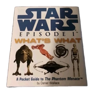Star Wars Episode 1 What's What A Mini Pocket Guide Book to The Phantom Menace - Picture 1 of 5