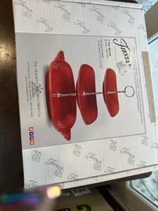 Fiesta Sunflower  3-Tier Square Serving Tray Cupcake Stand - Picture 1 of 5