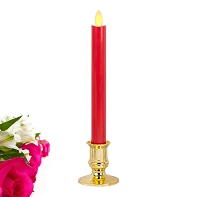  Flammenlose flackernde Kerze Fernbedienung LED Fenster Kerzen mit Timer - Bild 1 von 4