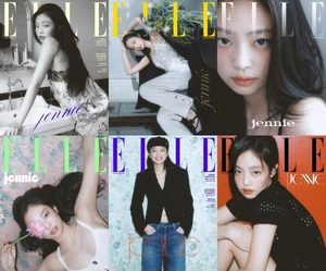 Elle Korea 2025 August SpecialEdition JENNIE BLACKPINK Yum Jung-ah Park Hae-joon - Picture 1 of 7