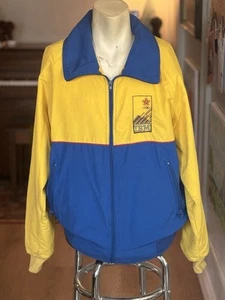 Vintage IBM 1988 XV Olympics Full Zip Coat Size Men’s 2XL Jacket Windbreaker - Picture 1 of 20