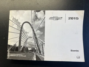 2015 Chevrolet Sonic Owners Manual Booklet Only No Case OEM - Picture 1 of 2