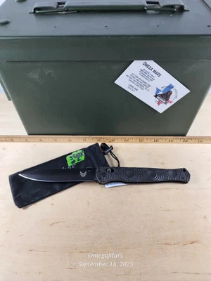 Benchmade 391BK #2 SOCP Folder Very light scratches on blade - Image 1 of 4