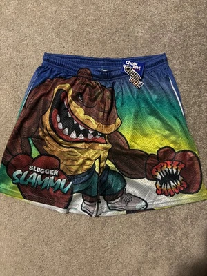 Pantalones Cortos Street Sharks Slammu Chalk Line Oficial Malla Talla Grande Mattel Foto 1 de 2