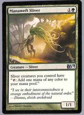 Manaweft Sliver - 184 - Core Set 2014 (M14) MTG LP - Image 1 of 2