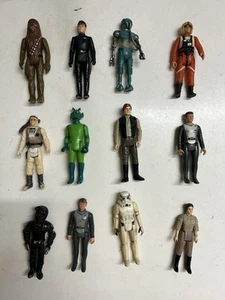 Vintage Star Wars 1980s Action Figures Lot Of 12 - Picture 1 of 16