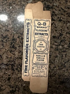 Vintage Box Q B MARKENEXTRAKTE Quinn Barry Tee Kaffee Co Springfield Missouri - Bild 1 von 3