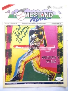 Dave Campbell Signed Autographed Scorecard 1996 Rockies Broadcaster JSA AG39518 - Picture 1 of 4