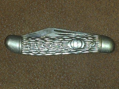 Vintage IMPERIAL FOLDING POCKET KNIFE Chrome Handle 2 Inch Blade  - Image 1 of 4