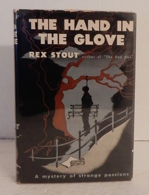 Vintage 1943 Rex Stout THE HAND IN THE GLOVE HC/DJ World/Tower 2nd Printing - Image 1 of 4