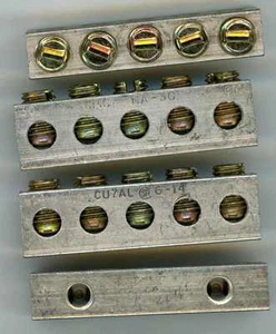 25 Aluminium Neutralleisten, CMC NA-30, Reihenklemme, Reihenklemme, NEU - Bild 1 von 1