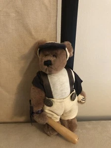 Boyds Bear Archive Plush Baseball Investment Collectibles Lou Bearig Jointed 6"  - Picture 1 of 7