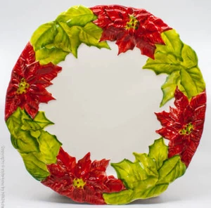 Edelweiss Keramik Teller Servierplatte Weihnachtsstern 33cm - Bild 1 von 1