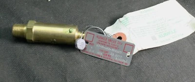 One (1) Kunkle 0540-A01-NM0005 Safety Release Valve 1/4" Inlet K96 NEW - Image 1 of 4