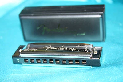 Fender Blues Deluxe Harmonica, Key of C, with Carrying Case, MPN 0990701001 - Image 1 of 4