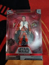 Star Wars Elite Series Poe Dameron Die Cast Disney Store 7  Action Figure