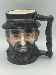 Vintage Ceramic Toby Mug Old Bearded Man Handle Accent Made In Japan EUC - Picture 1 of 8