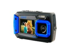 Coleman Duo2 20 MP Waterproof Digital Camera with Dual LCD Screen (Blue)