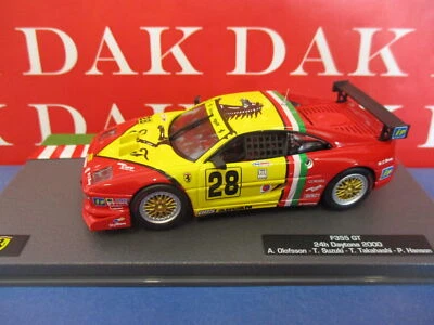 Die cast 1/43 Modellino Auto Ferrari F355 GT 24H Daytona 2000 A. Olofsson - Immagine 1 di 4