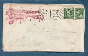 1911 Advertising Envelope C E L Hayward Poultry Grain Fruit Hancock NH - Picture 1 of 3