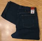 Rustler by Wrangler Mens Size 42 X 30 Blue Jeans Straight Leg Regular Fit.   NWT