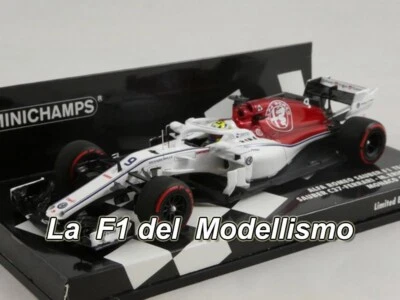 Minichamps Sauber C37 Ferrari #9 Marcus Ericsson Monaco GP 2018 1/43 417180609 - Immagine 1 di 3