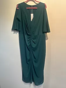 Forever New Curve 20 Nora Dress 👗 Cold Shoulder BNWT - Picture 1 of 8