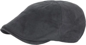 RaOn N25 Simple Suede Feel Soft Ivy Cap Cabbie Newsboy 7 1/8-7 3/8, Gray  - Picture 1 of 2