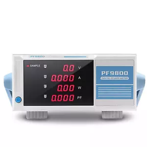 Digital Power Meter Intelligent Electrical Parameter Tester 20A 600V Bandwidth - Picture 1 of 13