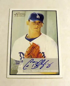 2003 Bowman Heritage Segni di Grandezza Chad Billingsley Rookie RC Autografo - Foto 1 di 1