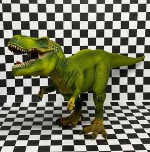 Schleich Green Tyrannosaurus Rex Dinosaur Collectible Model Toy 73527 - Picture 1 of 8