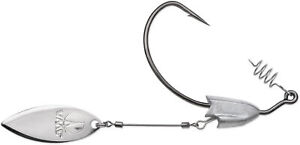 VMC Heavy Duty Weighted Willow Swimbait Hook Underspin Blade Terminal Tackle